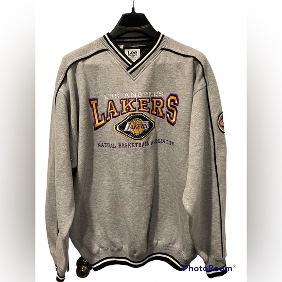 Lee Sweaters Vintage Los Angeles Lakers Basketball Sweater Lees Xl Mens Poshmark